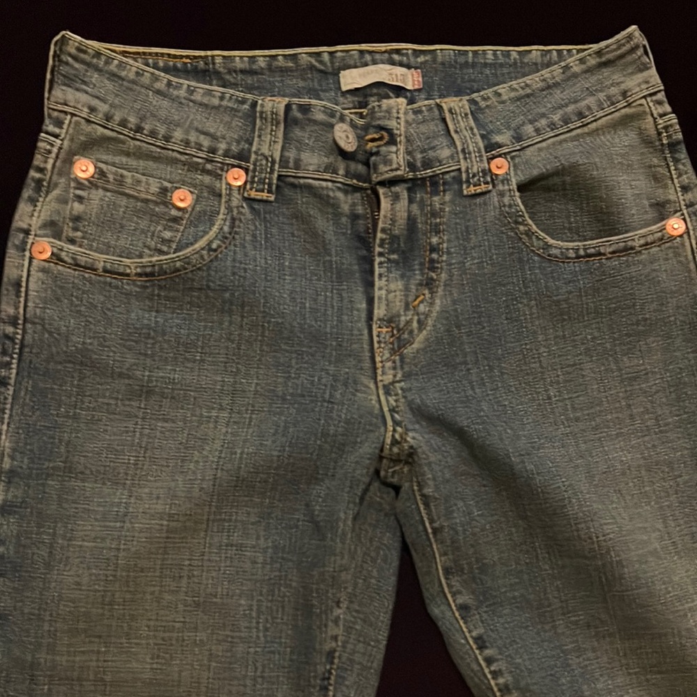 Levi's Straight Leg Blue Jeans